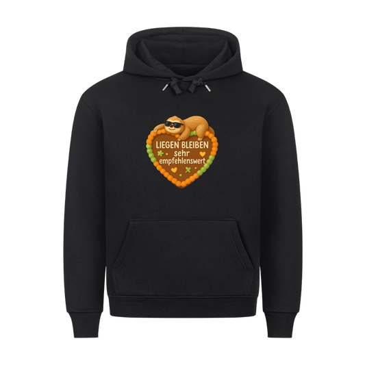 Hoodie LIEGEN BLEIBEN sehr empfehlenswert