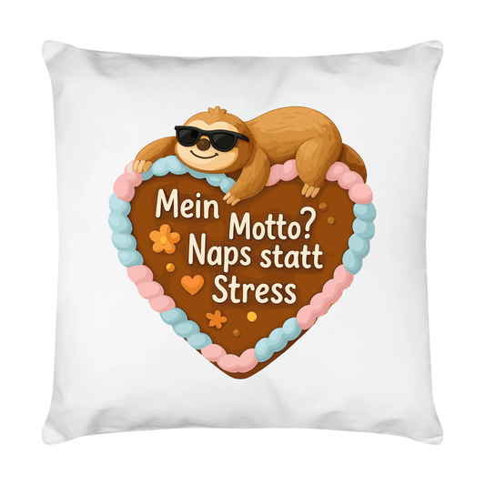 Kissen Mein Motto? Naps statt Stress