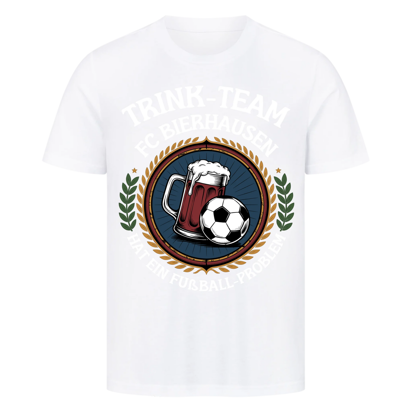 ⚽🍺Trinkteam FC Bierhausen Hat ein Fußball-Problem – Personalisiertes  Premium T-Shirt