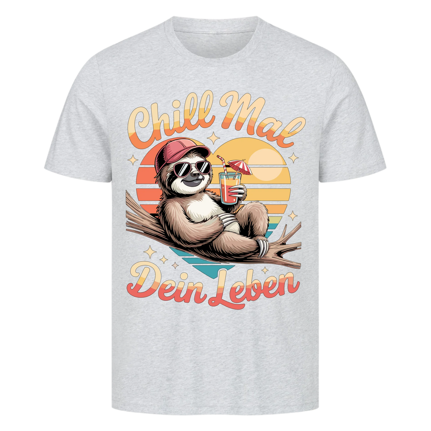 T-Shirt Chill mal dein Leben mit Cocktail