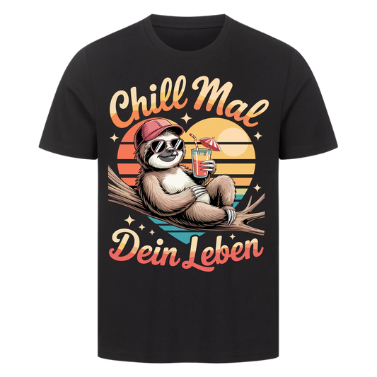 T-Shirt Chill mal dein Leben mit Cocktail