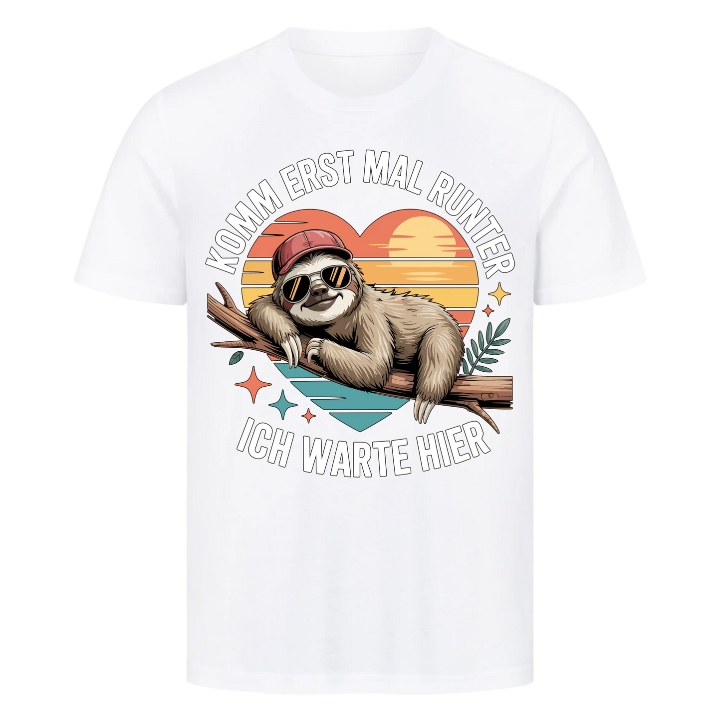 T-Shirt Komm erstmal runter ich warte hier