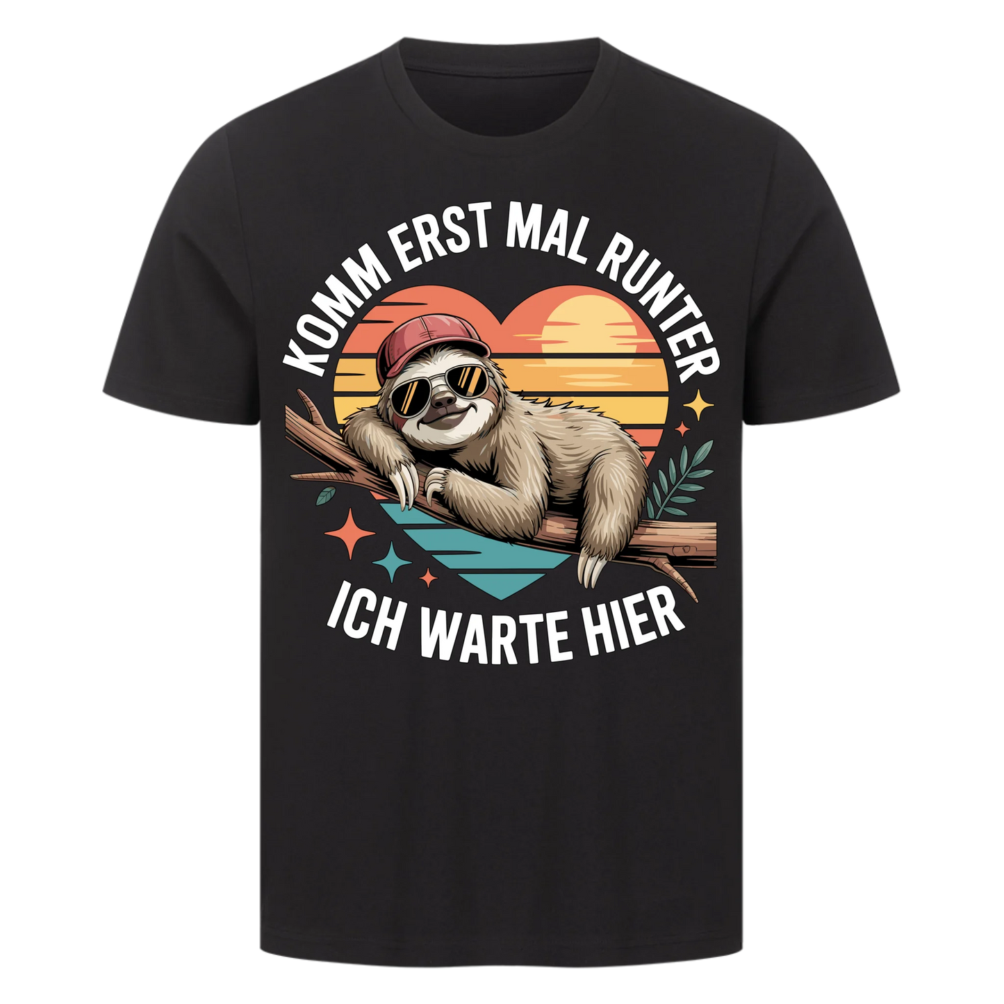 T-Shirt Komm erstmal runter ich warte hier