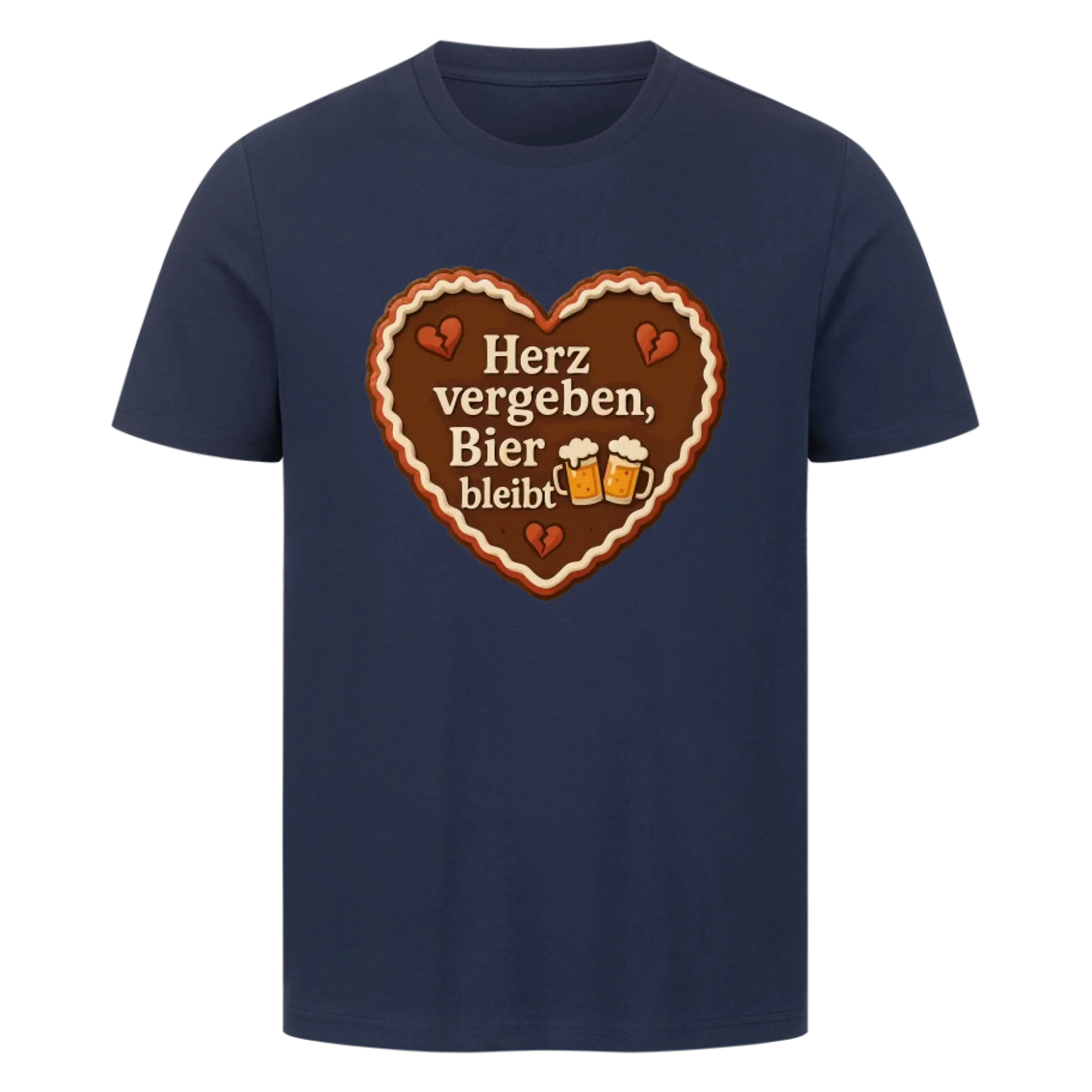 T-Shirt Herz vergeben, Bier bleibt