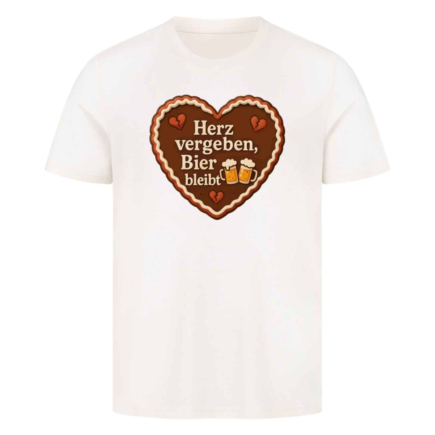 T-Shirt Herz vergeben, Bier bleibt