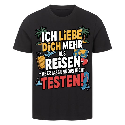 Ich liebe dich mehr als Reisen premium T-Shirt 2