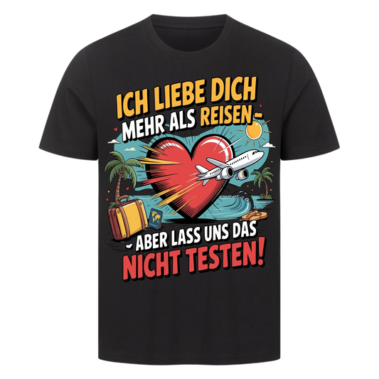 Ich liebe dich mehr als Reisen premium T-Shirt 4