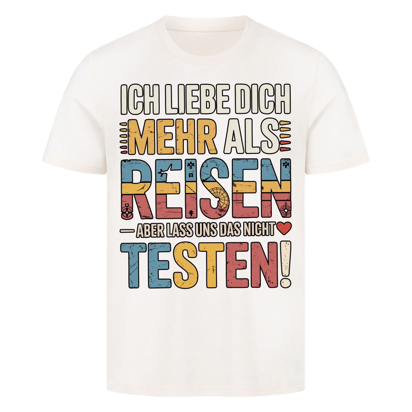 Ich liebe dich mehr als Reisen premium T-Shirt 7