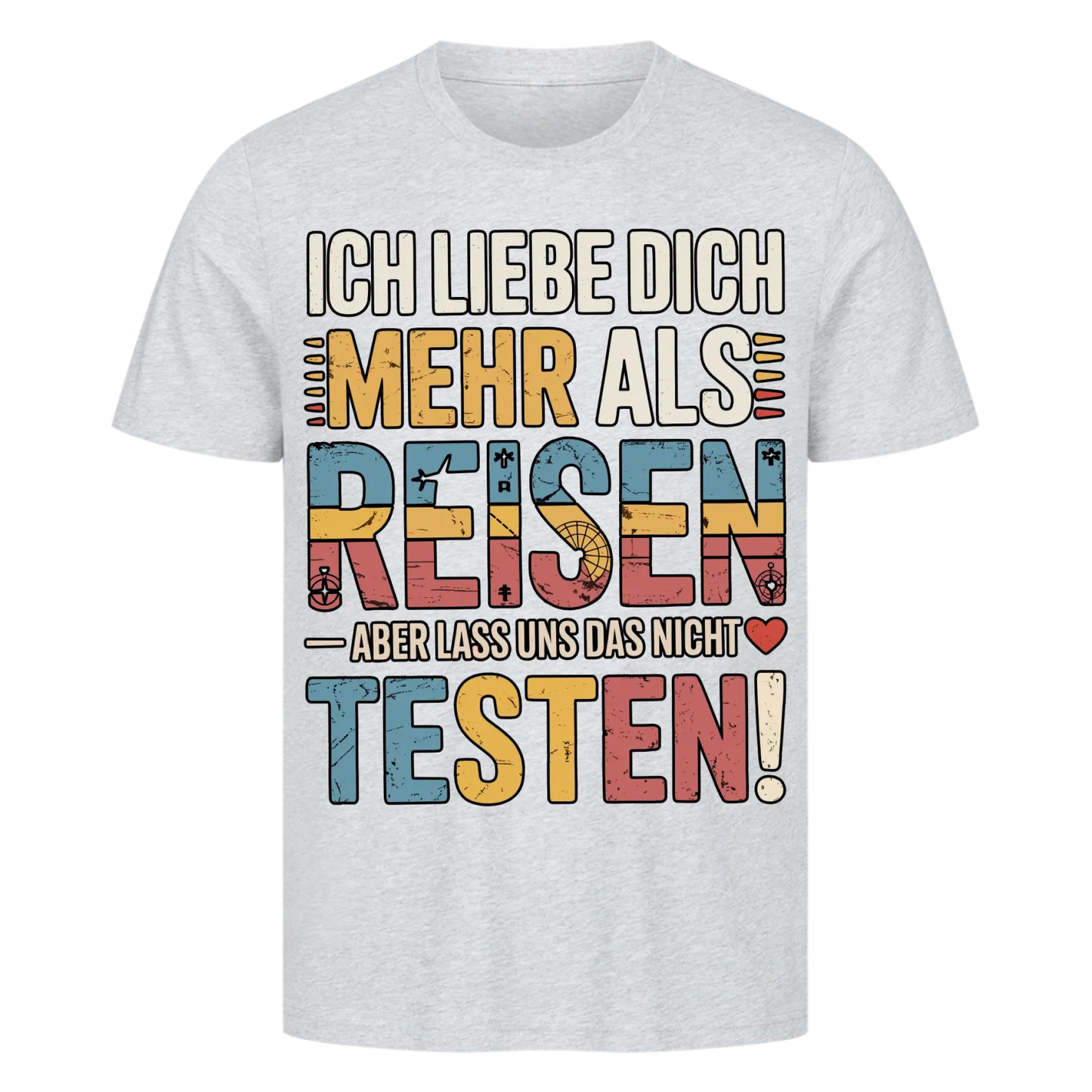 Ich liebe dich mehr als Reisen premium T-Shirt 7