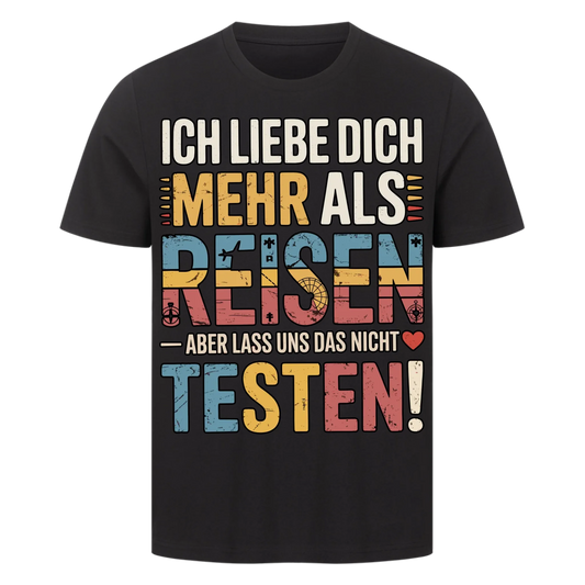 Ich liebe dich mehr als Reisen premium T-Shirt 7