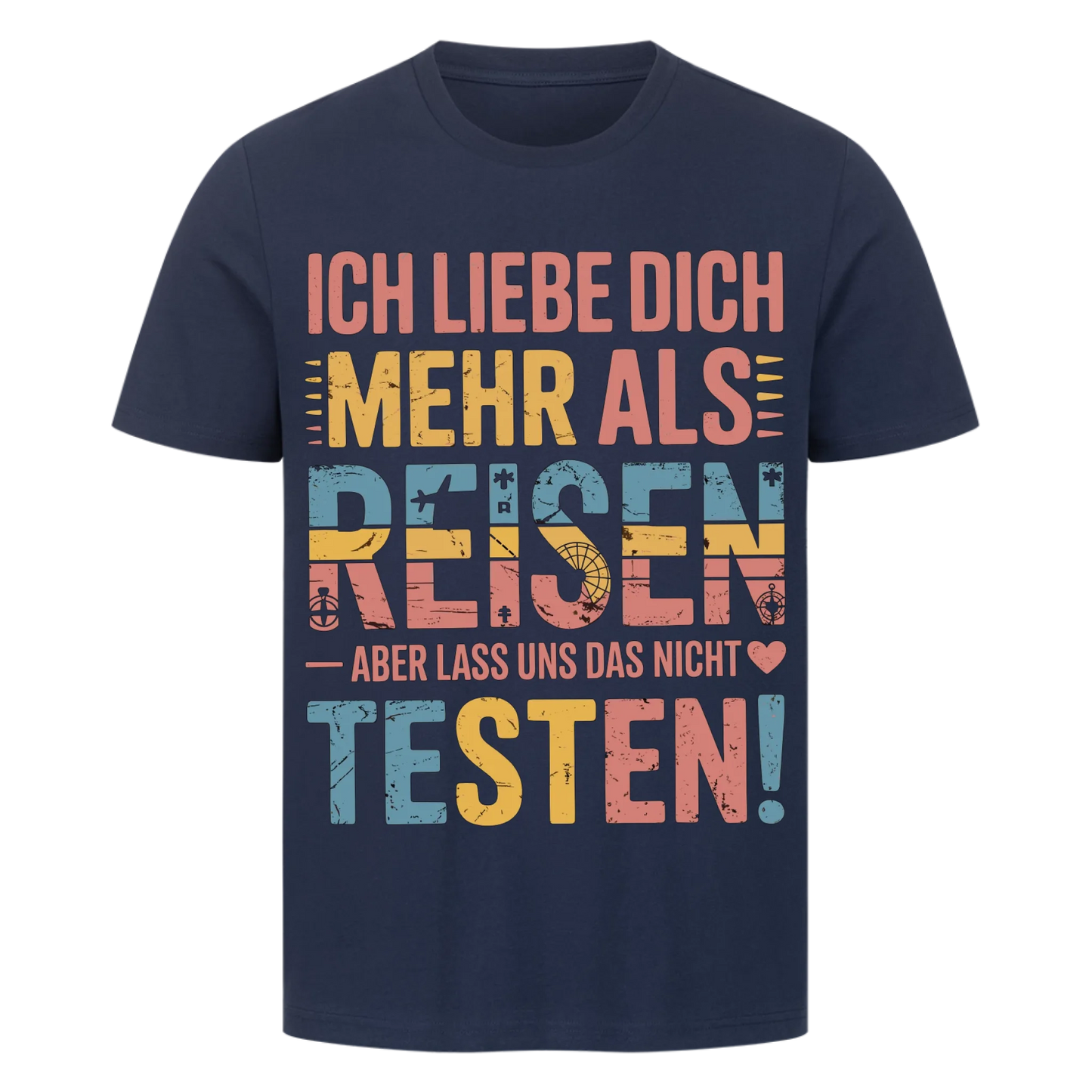 Ich liebe dich mehr als Reisen premium T-Shirt 8