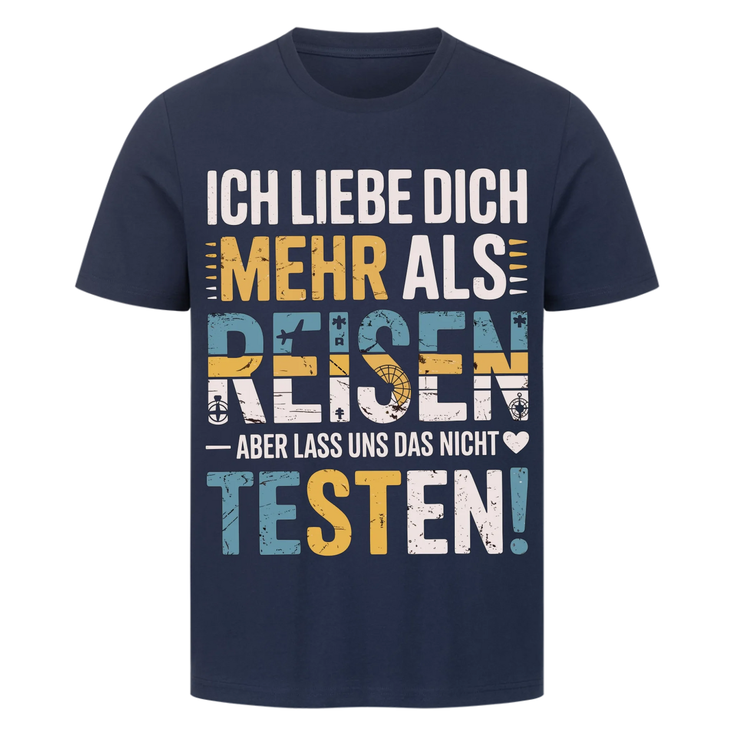 Ich liebe dich mehr als Reisen premium T-Shirt 9