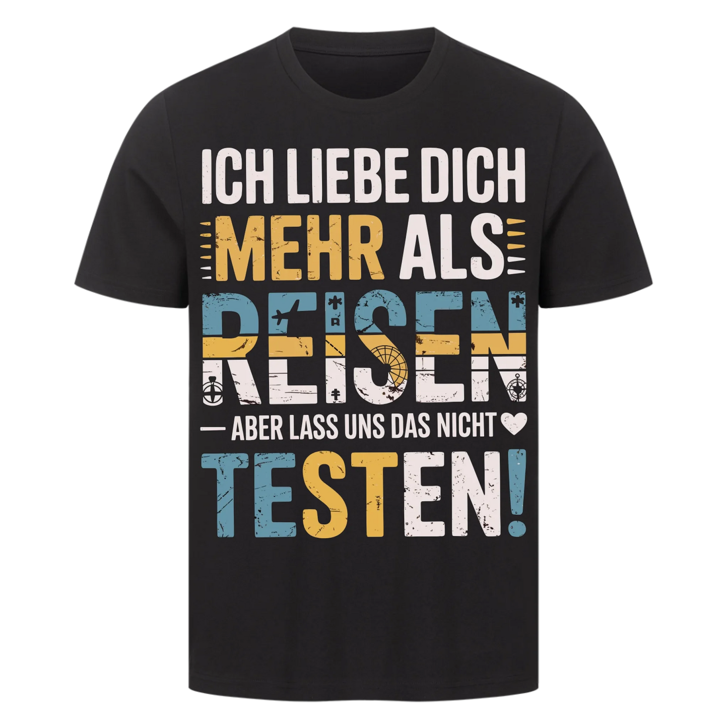 Ich liebe dich mehr als Reisen premium T-Shirt 9