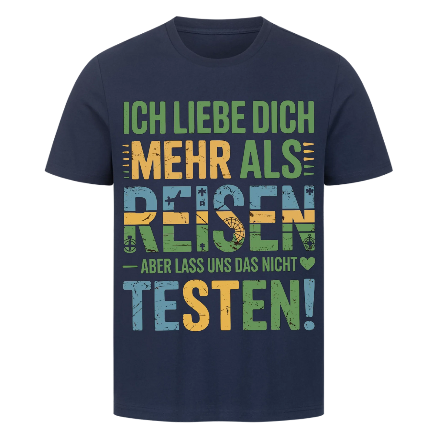 Ich liebe dich mehr als Reisen premium T-Shirt 11