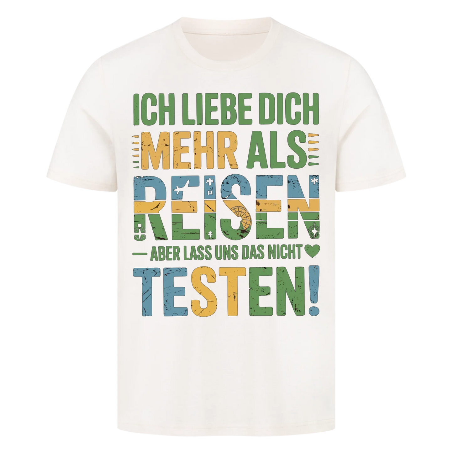 Ich liebe dich mehr als Reisen premium T-Shirt 11