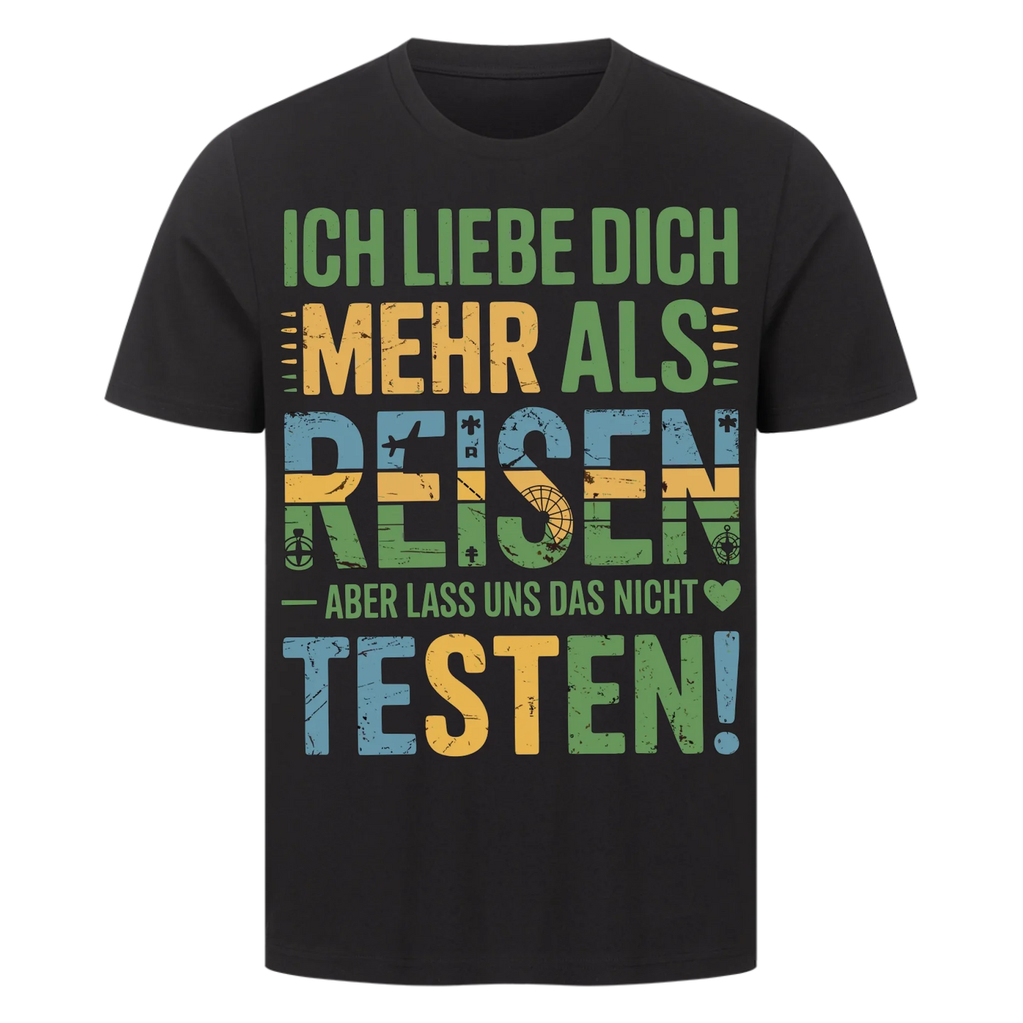 Ich liebe dich mehr als Reisen premium T-Shirt 11