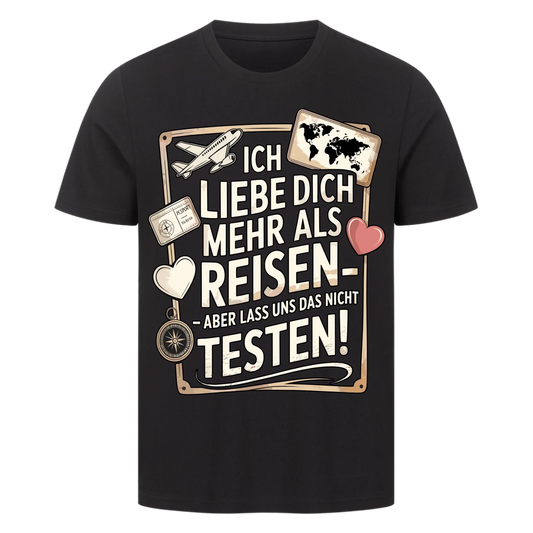 Ich liebe dich mehr als Reisen premium T-Shirt 13