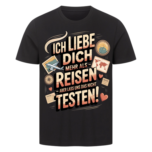 Ich liebe dich mehr als Reisen premium T-Shirt 14