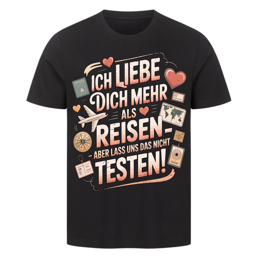 Ich liebe dich mehr als Reisen premium T-Shirt 15