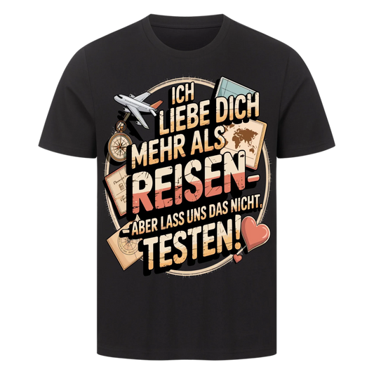 Ich liebe dich mehr als Reisen premium T-Shirt 17