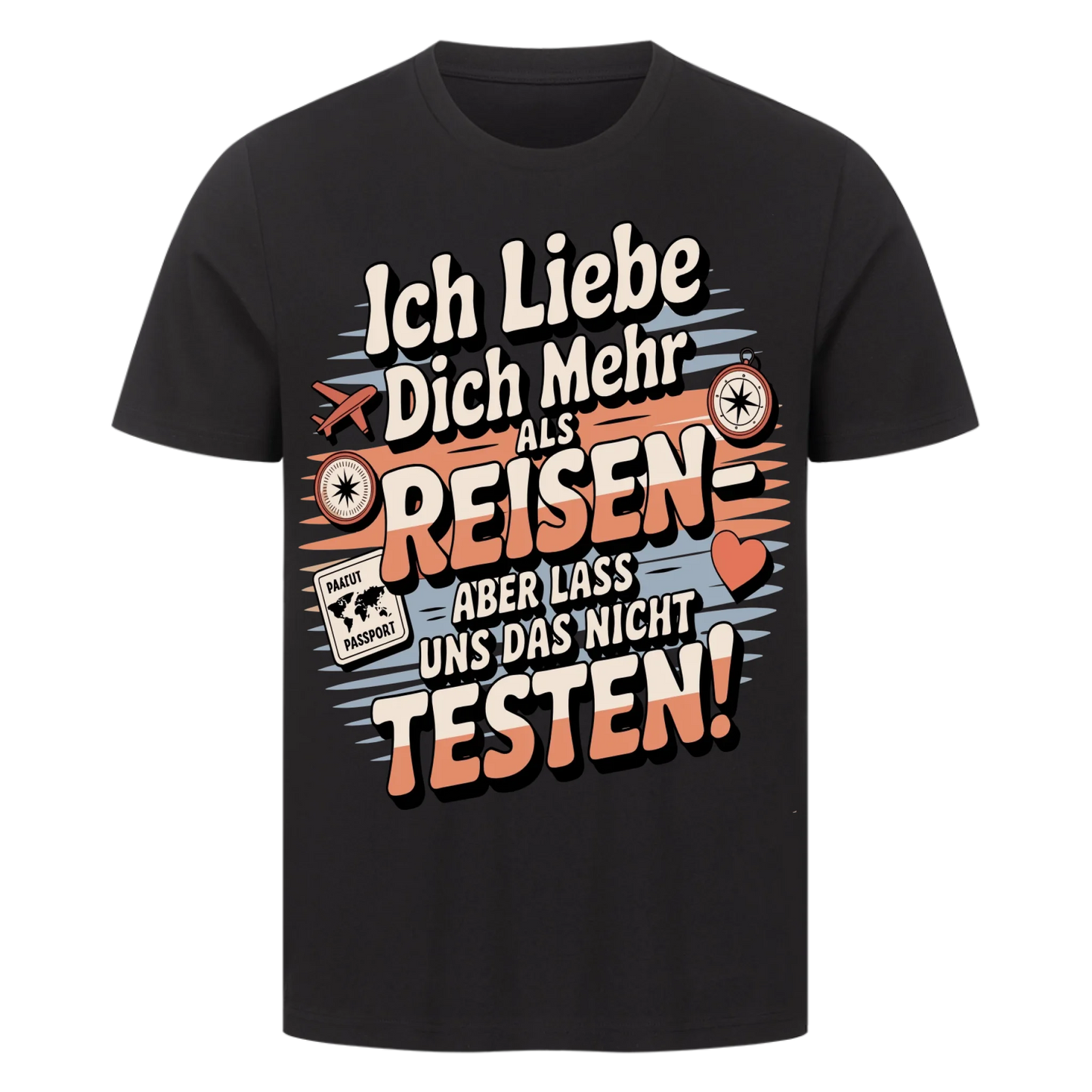 Ich liebe dich mehr als Reisen premium T-Shirt 18