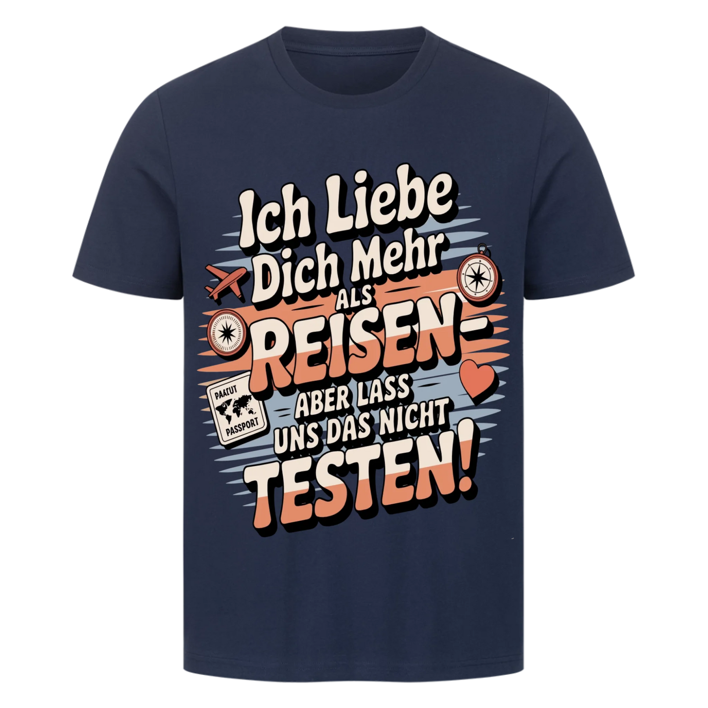 Ich liebe dich mehr als Reisen premium T-Shirt 18