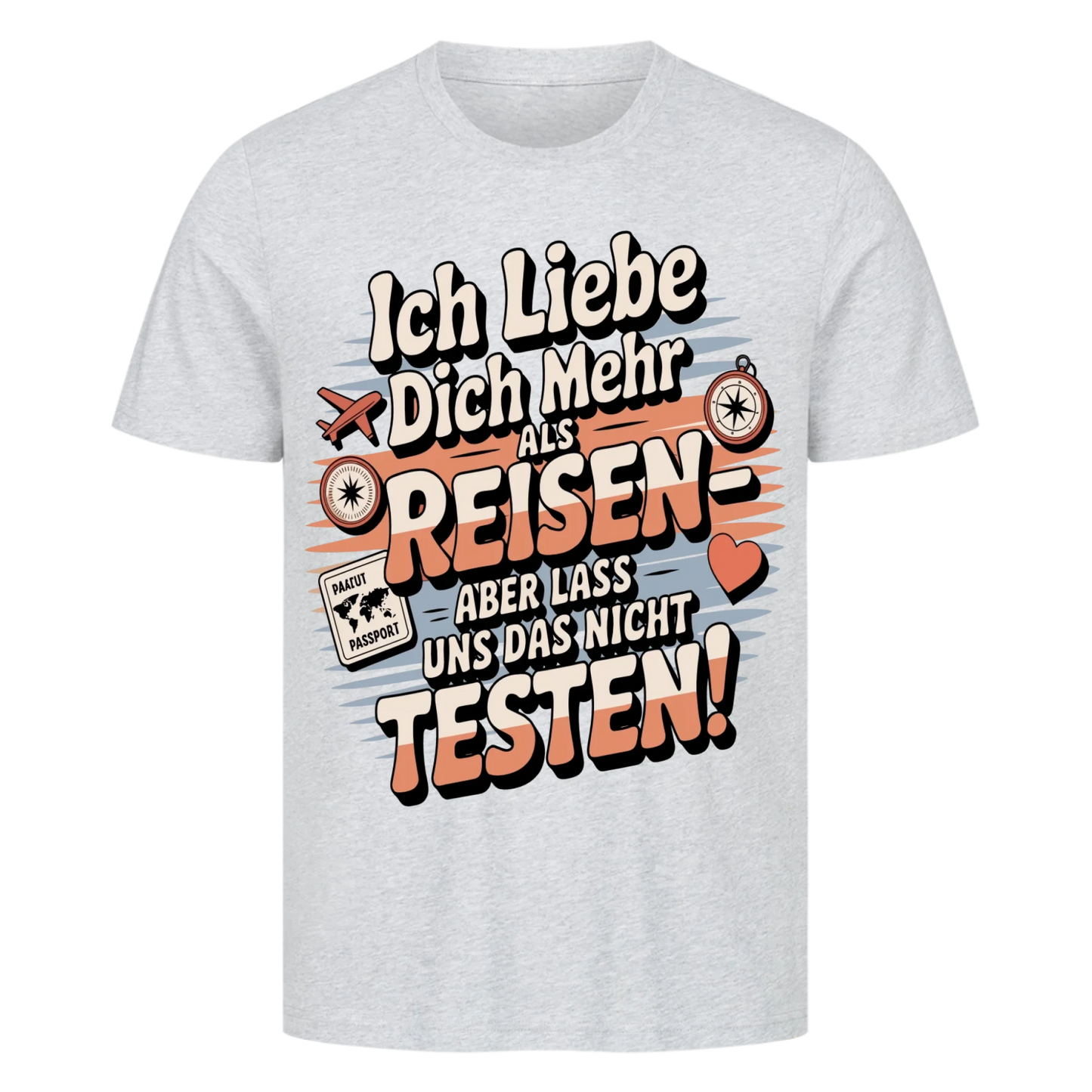 Ich liebe dich mehr als Reisen premium T-Shirt 18