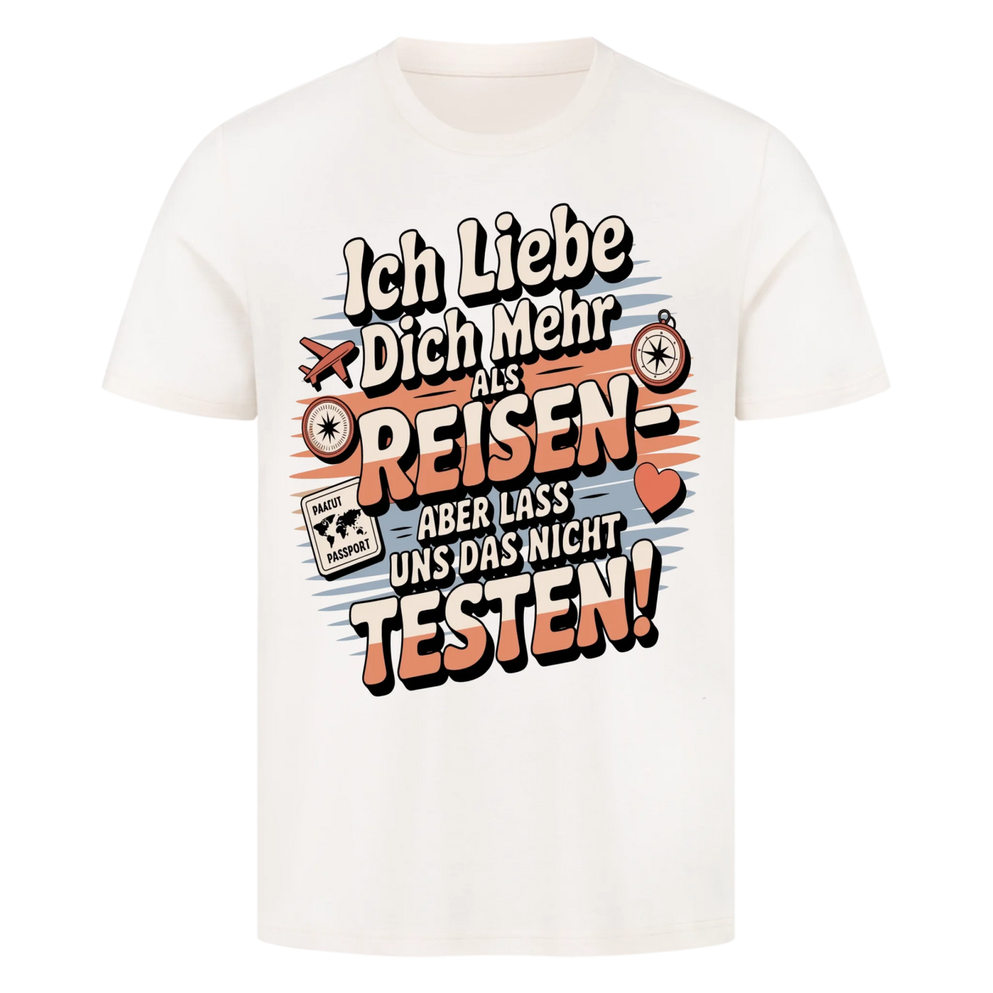 Ich liebe dich mehr als Reisen premium T-Shirt 18
