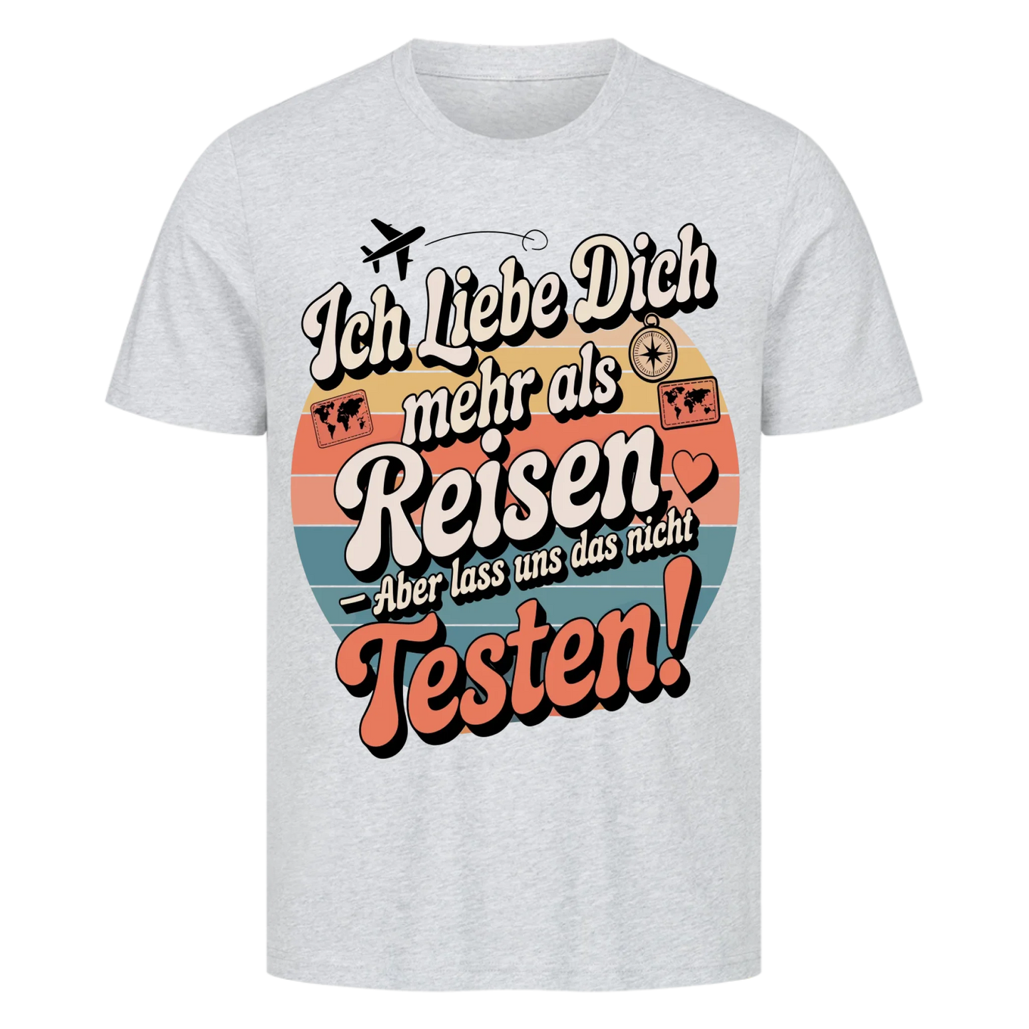 Ich liebe dich mehr als Reisen premium T-Shirt 22