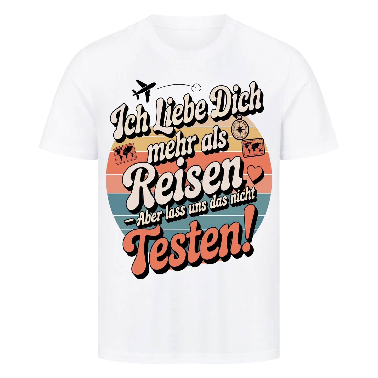 Ich liebe dich mehr als Reisen premium T-Shirt 22