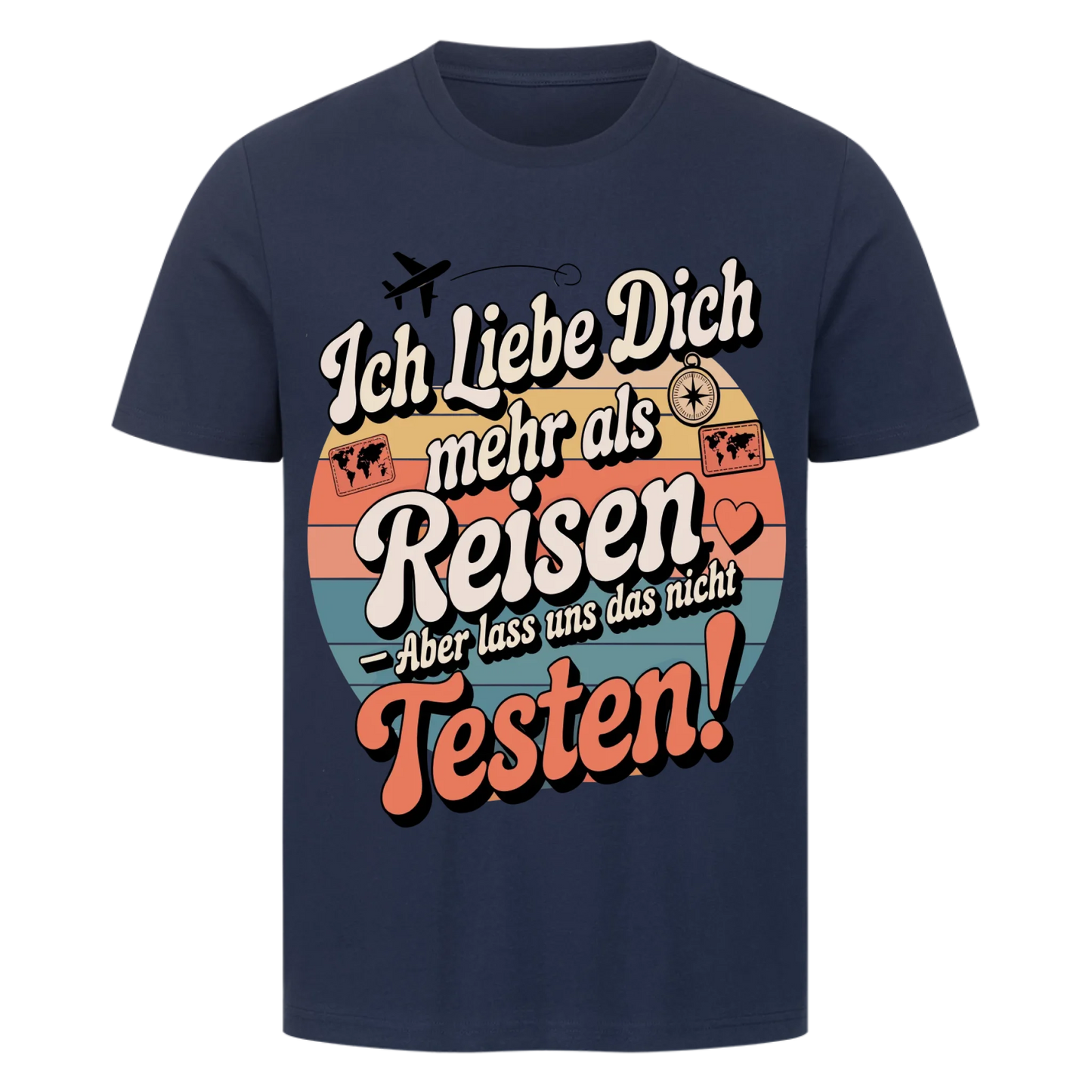 Ich liebe dich mehr als Reisen premium T-Shirt 22