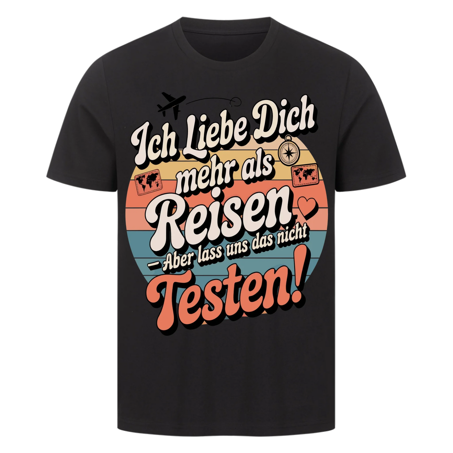 Ich liebe dich mehr als Reisen premium T-Shirt 22