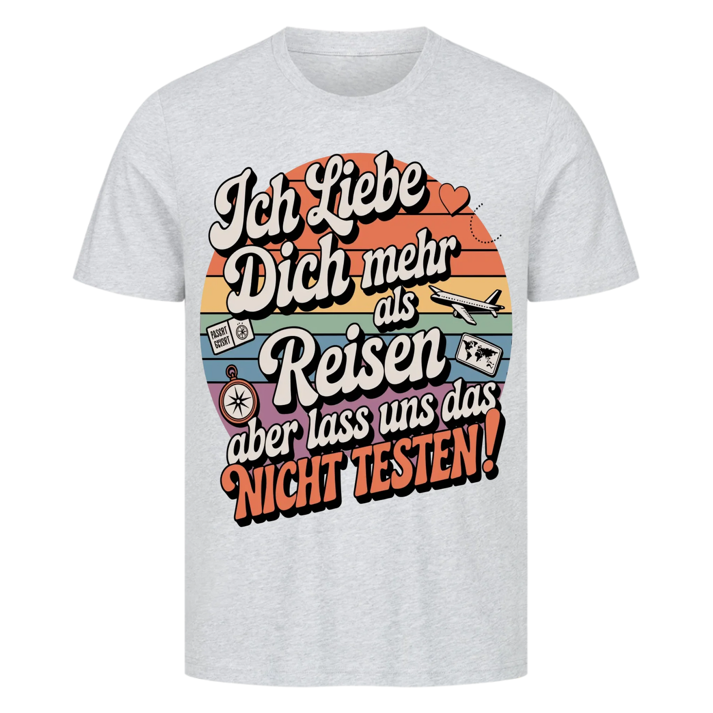 Ich liebe dich mehr als Reisen premium T-Shirt 23