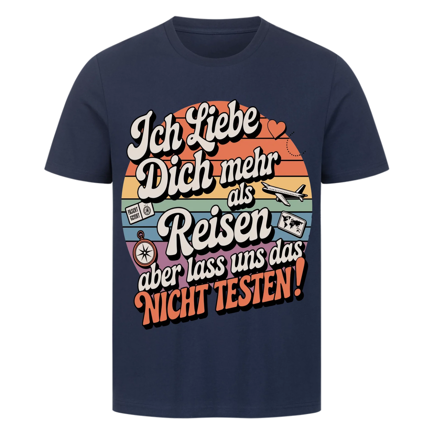 Ich liebe dich mehr als Reisen premium T-Shirt 23