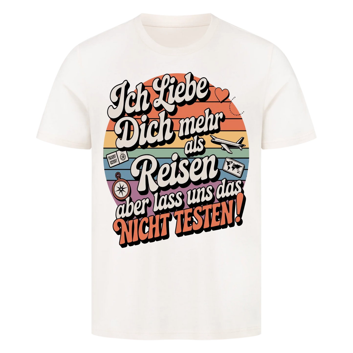 Ich liebe dich mehr als Reisen premium T-Shirt 23