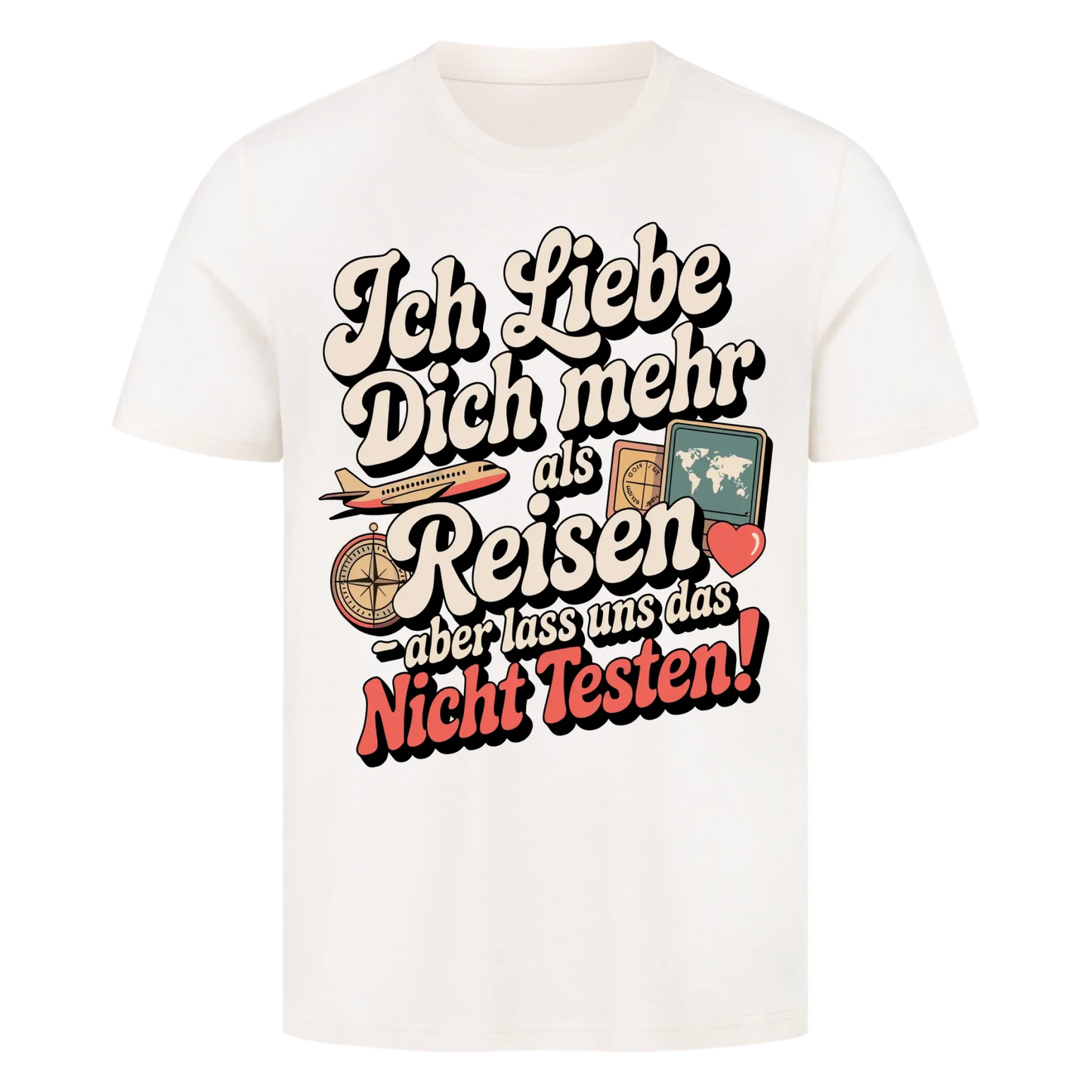 Ich liebe dich mehr als Reisen premium T-Shirt 25