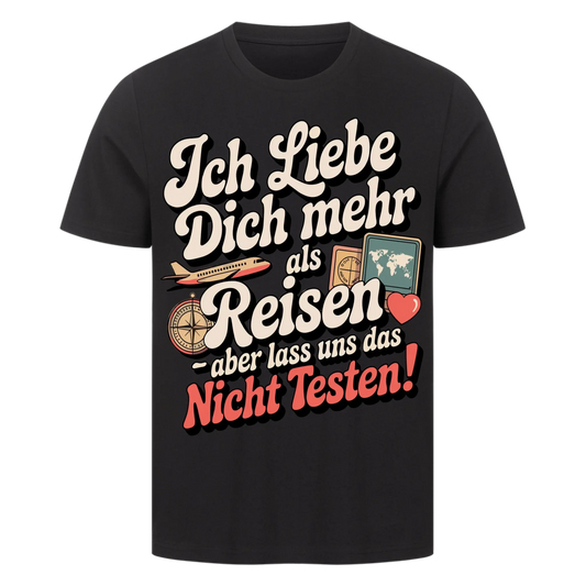 Ich liebe dich mehr als Reisen premium T-Shirt 25