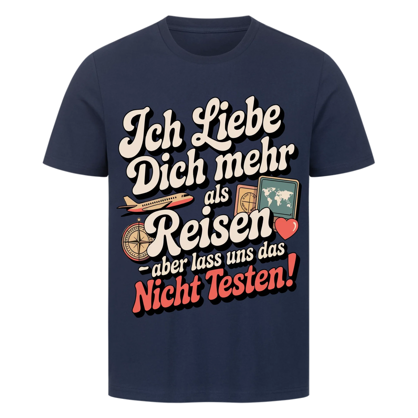 Ich liebe dich mehr als Reisen premium T-Shirt 25