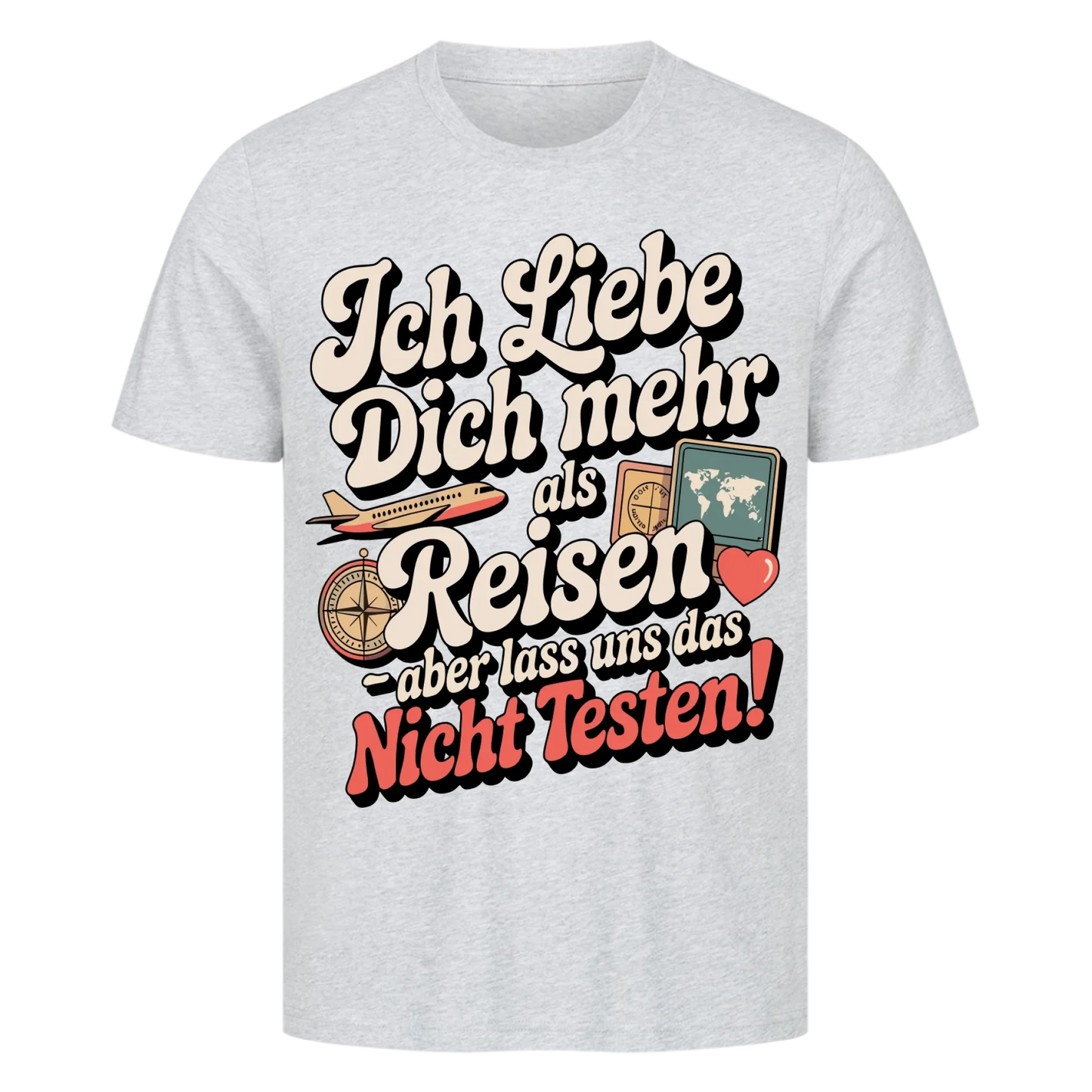 Ich liebe dich mehr als Reisen premium T-Shirt 25