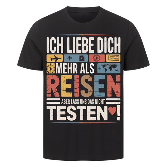 Ich liebe dich mehr als Reisen premium T-Shirt 26