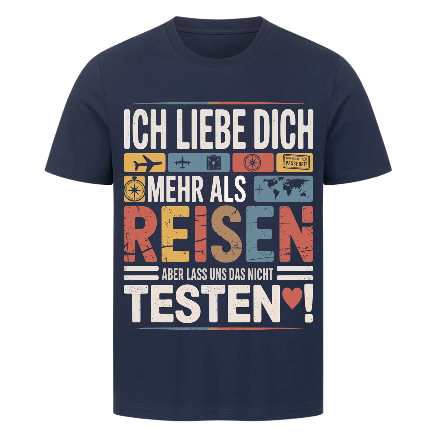 Ich liebe dich mehr als Reisen premium T-Shirt 26
