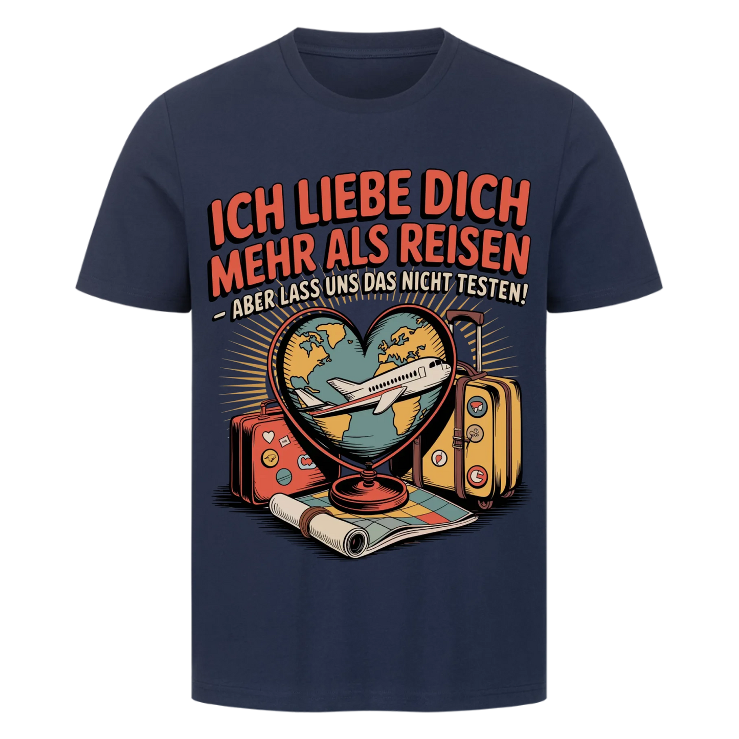Ich liebe dich mehr als Reisen premium T-Shirt 27