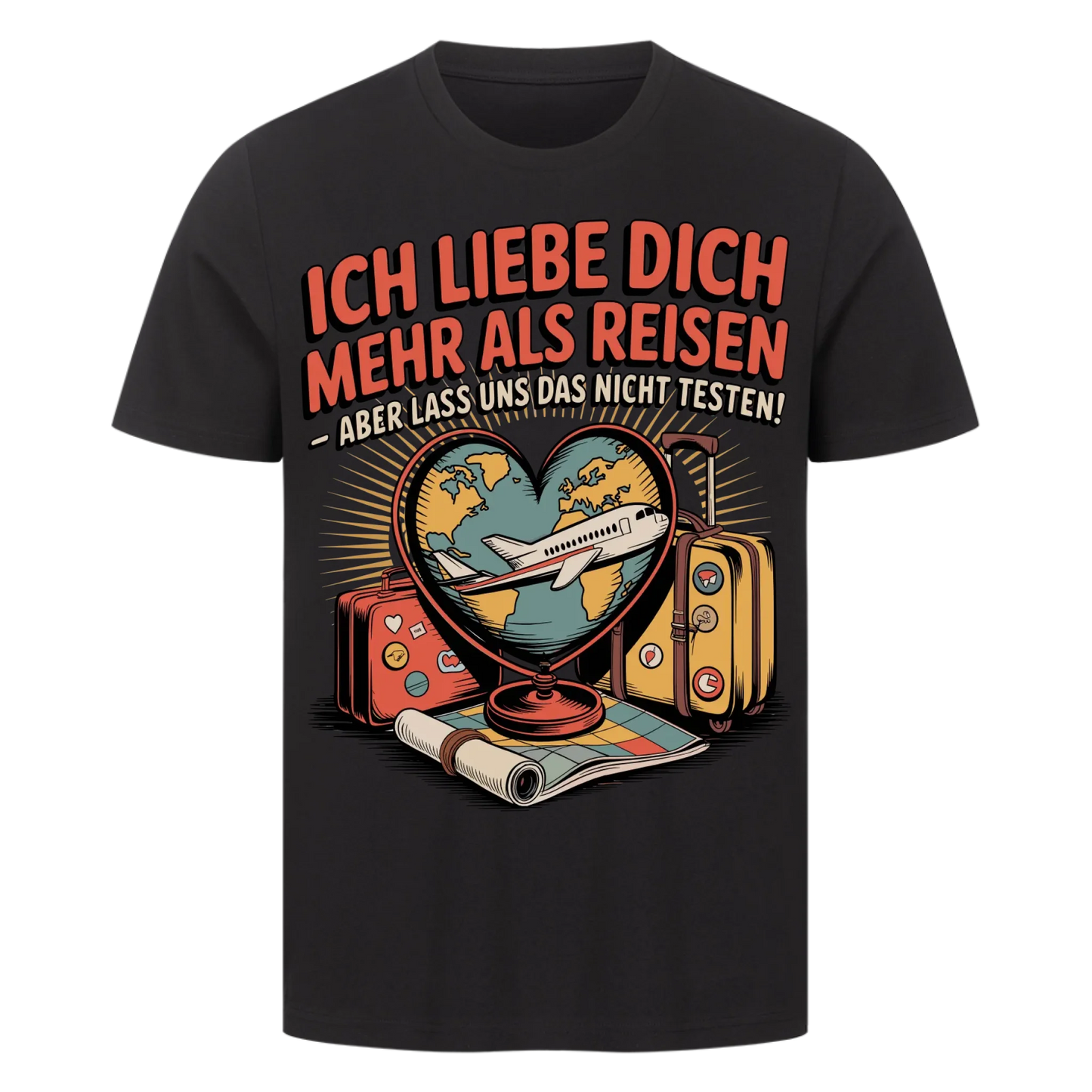 Ich liebe dich mehr als Reisen premium T-Shirt 27