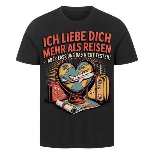 Ich liebe dich mehr als Reisen premium T-Shirt 27