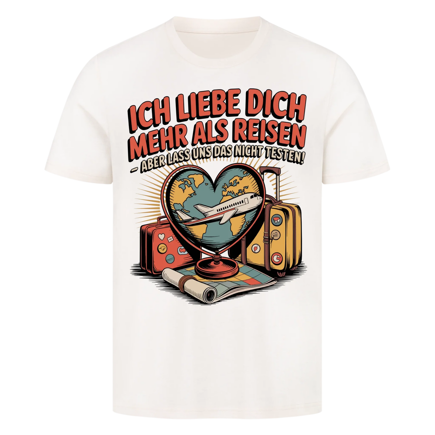 Ich liebe dich mehr als Reisen premium T-Shirt 27