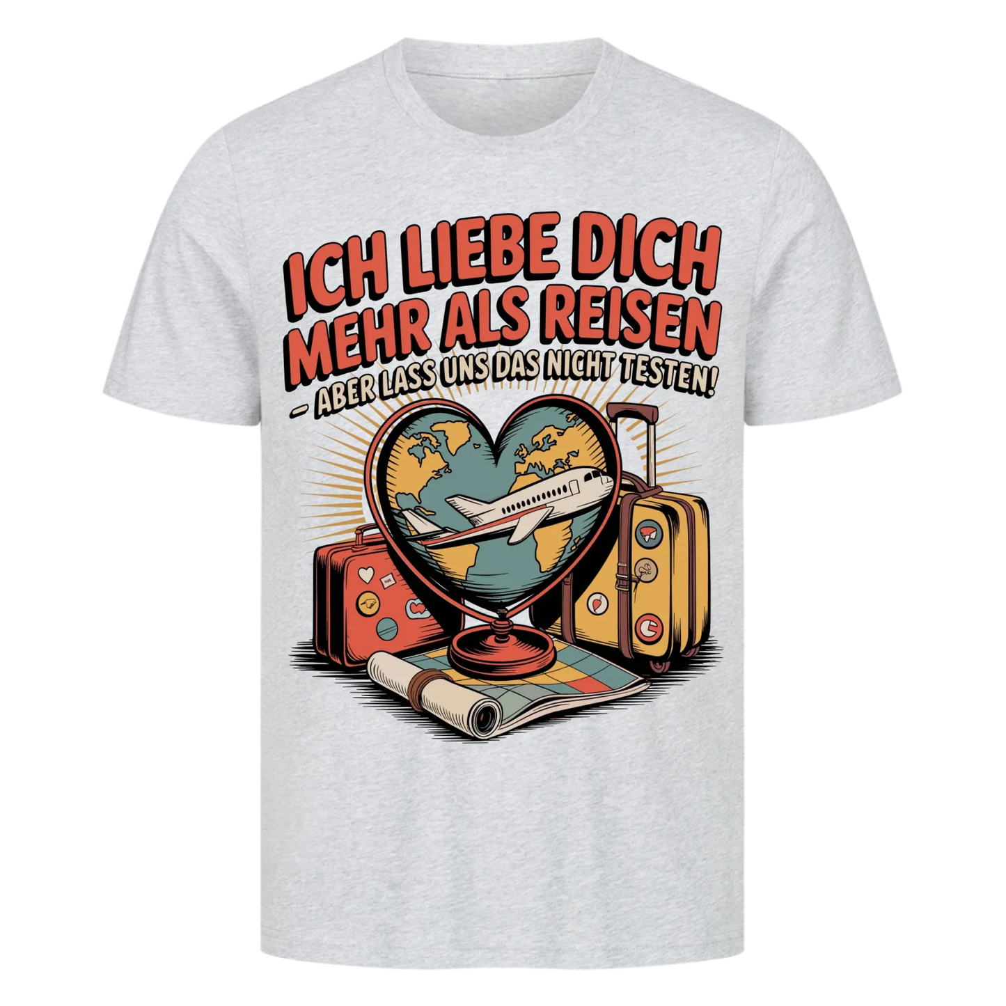 Ich liebe dich mehr als Reisen premium T-Shirt 27