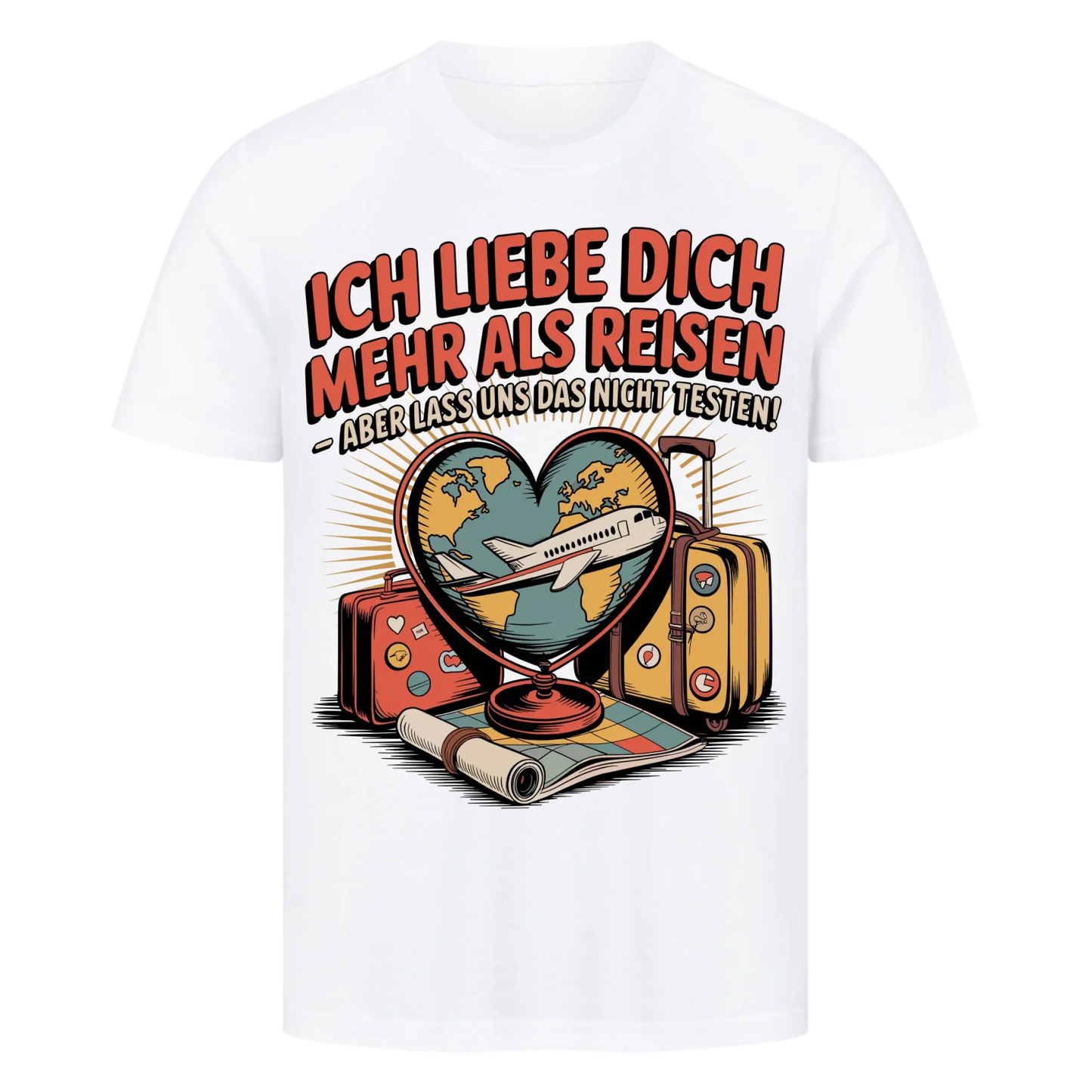 Ich liebe dich mehr als Reisen premium T-Shirt 27