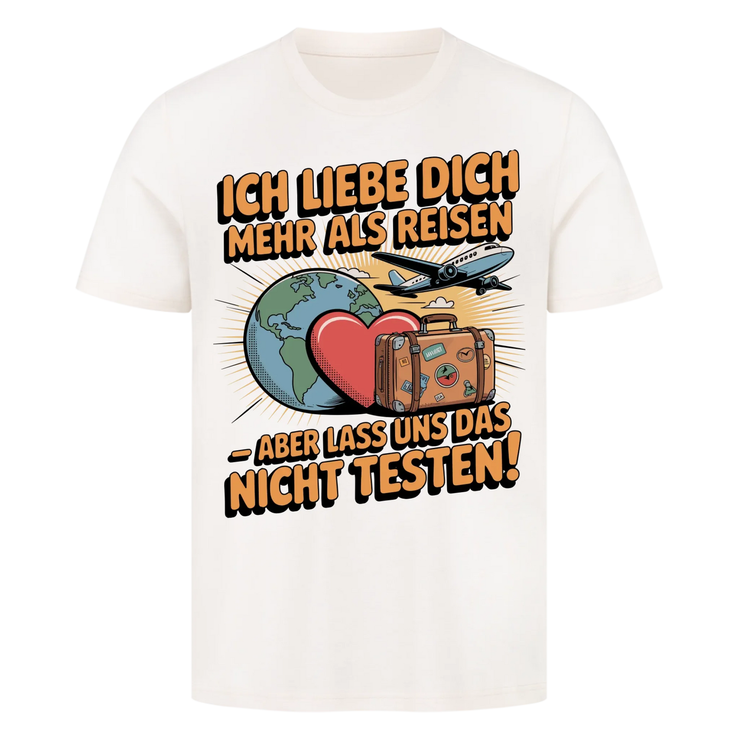 Ich liebe dich mehr als Reisen premium T-Shirt 28