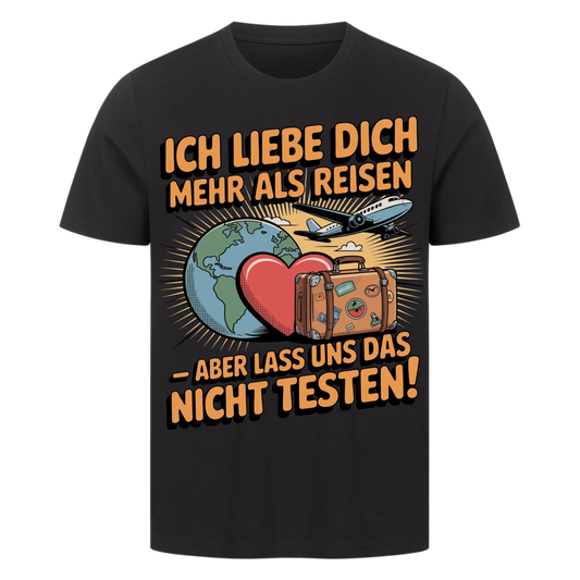 Ich liebe dich mehr als Reisen premium T-Shirt 28