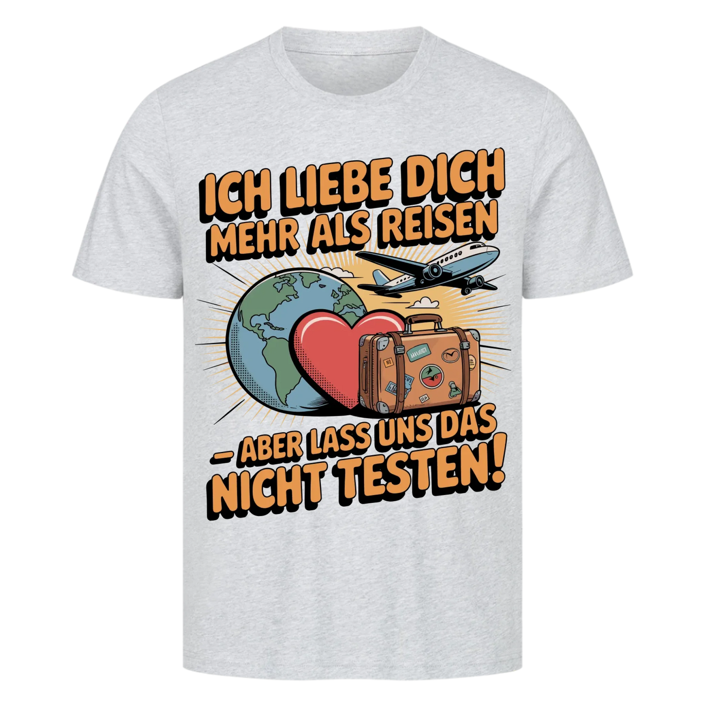 Ich liebe dich mehr als Reisen premium T-Shirt 28